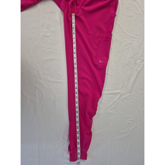 Whitecross Fit Women's XS Scrubs Set Long Sleeve Tee, Pants & Jacket Fuchsia - Picture 12 of 16